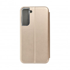 Samsung Galaxy S22 Plus Portefeuilles Book Elegance Élégant  Or 