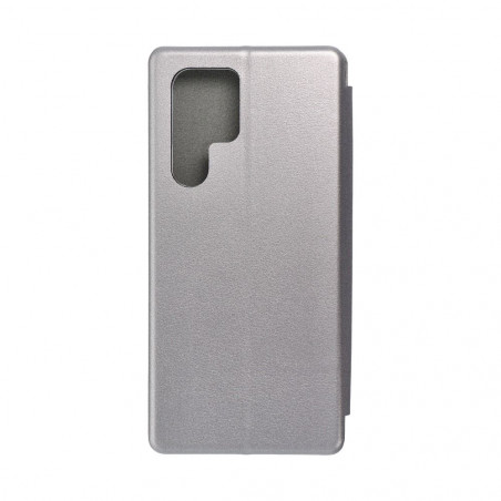 Samsung Galaxy S22 Ultra Portefeuilles Book Elegance Élégant  Gris