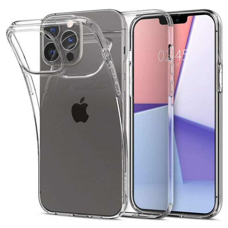 Apple iPhone 13 Pro Max Coque Spigen Liquid Crystal Clair comme du cristal  Transparent