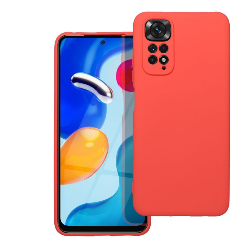 XIAOMI Redmi Note 11S Coque Silicone Élégant  Pêche