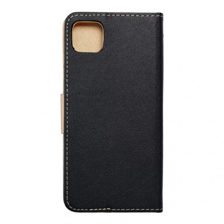 Samsung Galaxy A22 5G Portefeuilles Fancy Book Noir