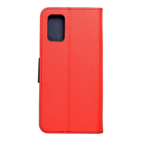 Samsung Galaxy A03 Portefeuilles Fancy Book Rouge / Marine