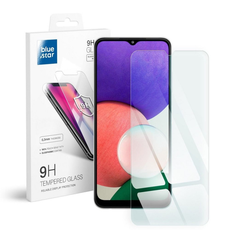 Samsung Galaxy A02 Verre trempé Blue Star 9H Transparent 