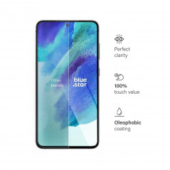Samsung Galaxy S21 FE 5G Verre trempé Blue Star 9H Transparent 