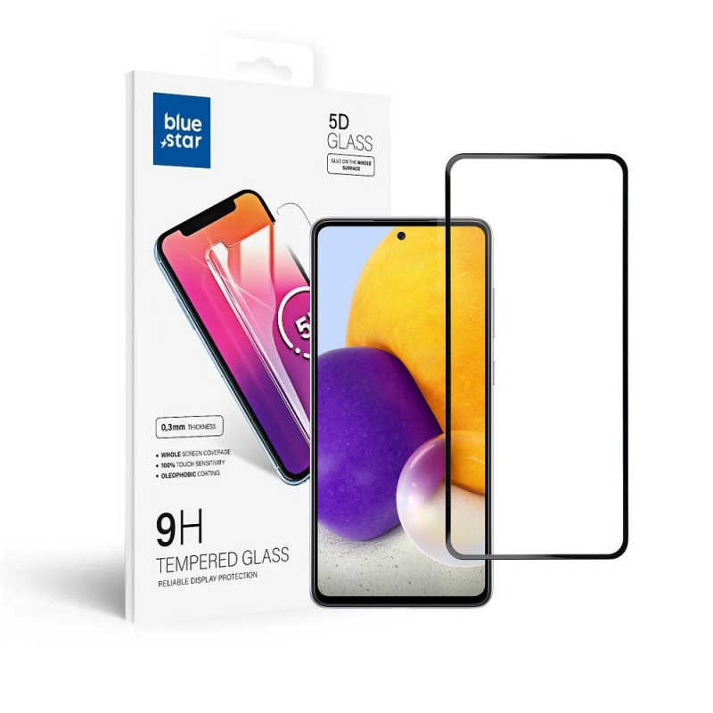 Samsung Galaxy A72 LTE Verre trempé Blue Star 9H Transparent