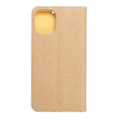 Apple iPhone 12 mini Portefeuilles LUNA Book Gold Élégant  Or