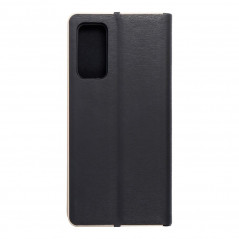 Samsung Galaxy S20 FE Portefeuilles LUNA Book Gold Élégant  Noir