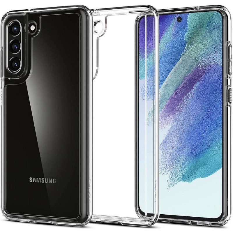 Samsung Galaxy S21 FE 5G Coque Spigen Ultra Hybrid Clair comme du cristal  Transparent