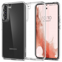 Samsung Galaxy S22 Coque Spigen Ultra Hybrid Clair comme du cristal  Transparent