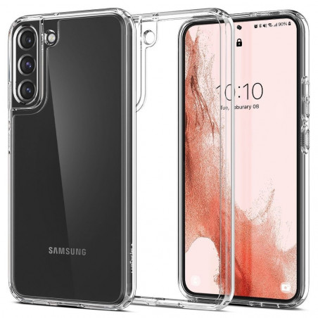 Samsung Galaxy S22 Coque Spigen Ultra Hybrid Clair comme du cristal  Transparent