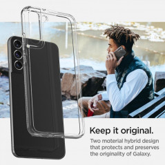 Samsung Galaxy S22 Coque Spigen Ultra Hybrid Clair comme du cristal  Transparent