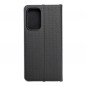Samsung Galaxy A53 5G Portefeuilles LUNA Book Carbon Fibre de carbone, Élégant  Noir
