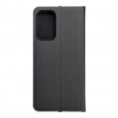 Samsung Galaxy A33 Portefeuilles LUNA Book Carbon Fibre de carbone, Élégant  Noir