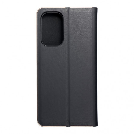 Samsung Galaxy A33 Portefeuilles LUNA Book Gold Élégant  Noir