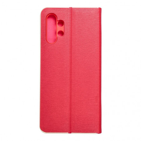 Samsung Galaxy A13 LTE Portefeuilles LUNA Book Gold Élégant  Rouge
