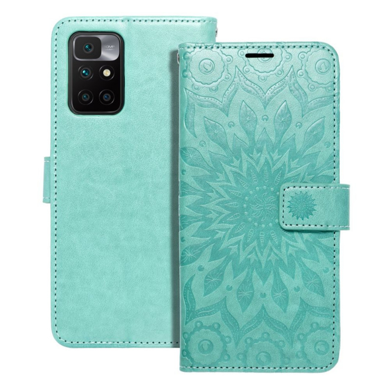 XIAOMI Redmi 10 2022 Portefeuilles MEZZO Book Mandala  Vert