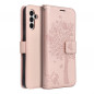 Samsung Galaxy A13 LTE Portefeuilles MEZZO Book Arbre  Or rose