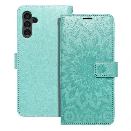 Samsung Galaxy A04s Portefeuilles MEZZO Book Mandala  Vert