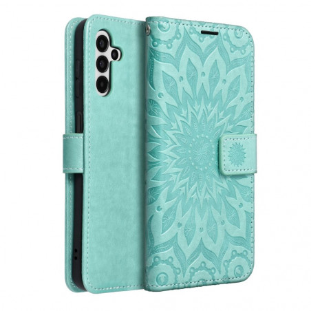 Samsung Galaxy A04s Portefeuilles MEZZO Book Mandala  Vert