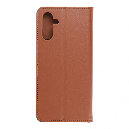 Samsung Galaxy A04s Portefeuilles Leather case SMART PRO Élégant  Brun 