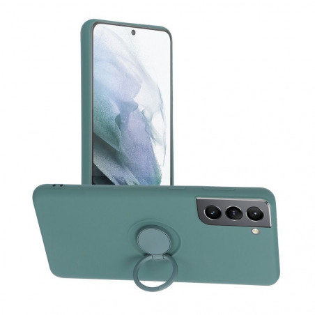 Samsung Galaxy A33 Coque Silicone ring Vert