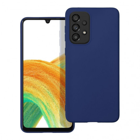 Samsung Galaxy A33 Coque Soft Bleu foncé