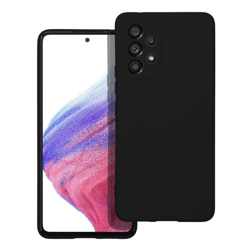 Samsung Galaxy A53 5G Coque Silicone Élégant  Noir