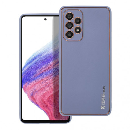 Samsung Galaxy A53 5G Coque Leather Bleu