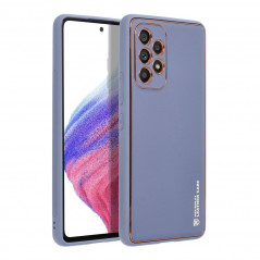 Samsung Galaxy A53 5G Coque Leather Bleu