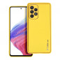 Samsung Galaxy A53 5G Coque Leather Jaune