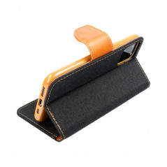 XIAOMI Poco M4 Pro 5G Portefeuilles Canvas Book Noir