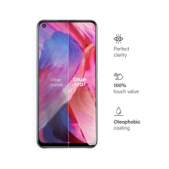 Oppo A74 5G Verre trempé Blue Star 9H Transparent 