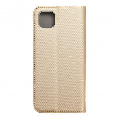 Samsung Galaxy A22 5G Portefeuilles Smart Case Book Or