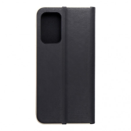 Samsung Galaxy A52 LTE Portefeuilles LUNA Book Gold Élégant  Noir