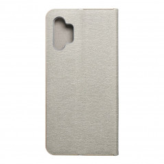 Samsung Galaxy A32 5G Portefeuilles LUNA Book Gold Élégant  Argenté