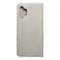 Samsung Galaxy A32 5G Portefeuilles LUNA Book Gold Élégant  Argenté