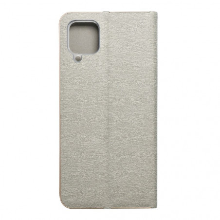 Samsung Galaxy A12 Portefeuilles LUNA Book Gold Élégant  Argenté