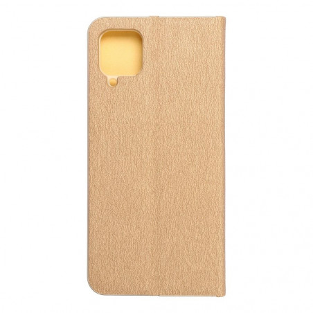 Samsung Galaxy A12 Portefeuilles LUNA Book Gold Élégant  Or