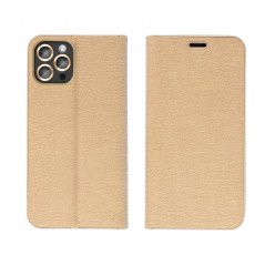 Samsung Galaxy A12 Portefeuilles LUNA Book Gold Élégant  Or