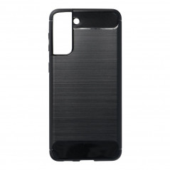 Samsung Galaxy S21 5G Coque Carbon Élégant  Noir