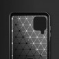Samsung Galaxy A12 Coque Carbon Élégant  Noir