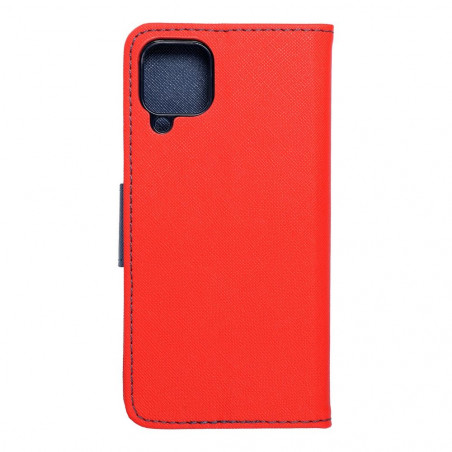 Samsung Galaxy A22 LTE Portefeuilles Fancy Book Rouge / Marine