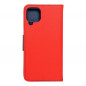 Samsung Galaxy A22 LTE Portefeuilles Fancy Book Rouge / Marine