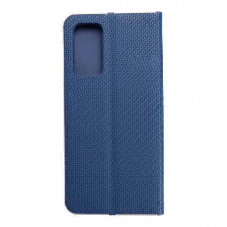 XIAOMI Mi 10T 5G Portefeuilles LUNA Book Carbon Fibre de carbone, Élégant  Bleu
