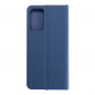 Samsung Galaxy A72 5G Portefeuilles LUNA Book Carbon Fibre de carbone, Élégant  Bleu