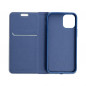 Samsung Galaxy A72 5G Portefeuilles LUNA Book Carbon Fibre de carbone, Élégant  Bleu