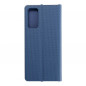 Samsung Galaxy S20 FE Portefeuilles LUNA Book Carbon Fibre de carbone, Élégant  Bleu