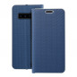 Samsung Galaxy S10 Portefeuilles LUNA Book Carbon Fibre de carbone, Élégant  Bleu