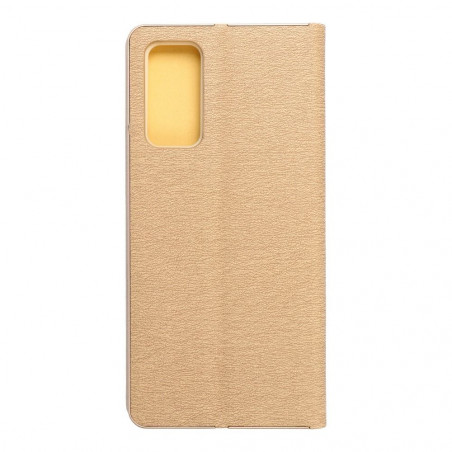 Samsung Galaxy S20 FE Portefeuilles LUNA Book Gold Élégant  Or