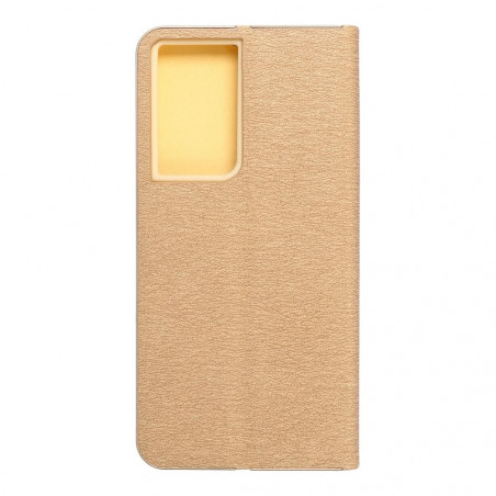 Samsung Galaxy S21 Ultra 5G Portefeuilles LUNA Book Gold Élégant  Or